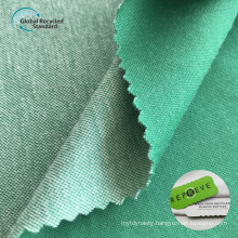 Eco-friendly Manufacturer Recycled polyester cotton interlock fabric for clothing